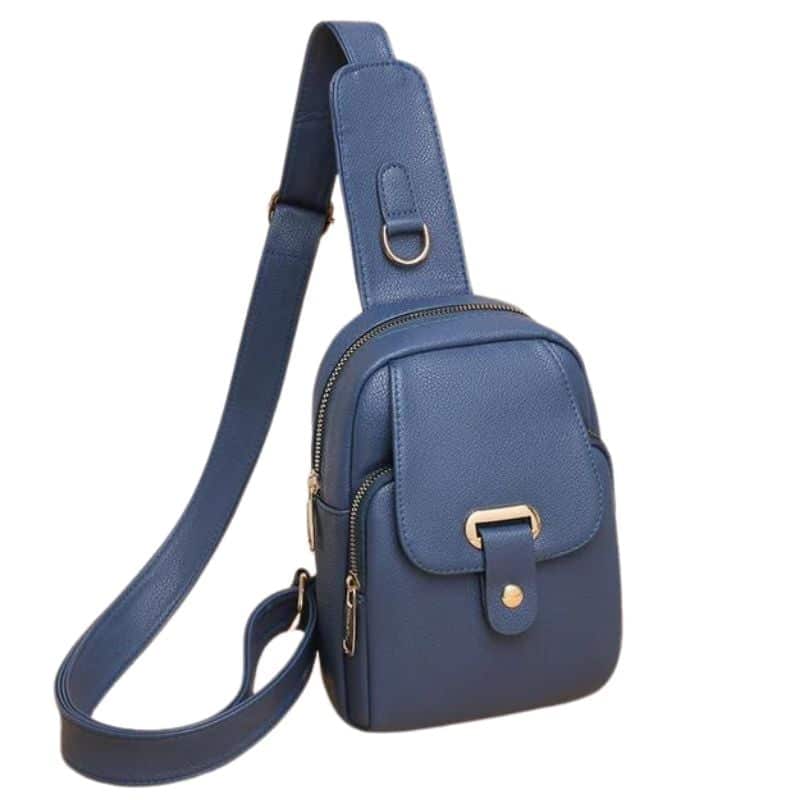 riñonera azul marino chic