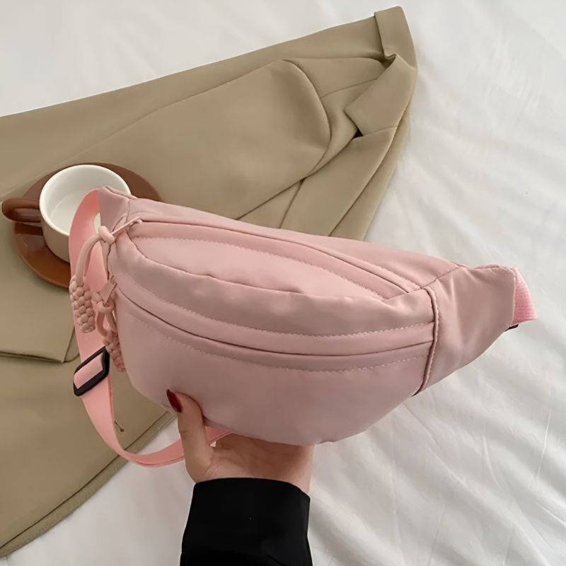 Riñonera para mujer moderna y económica en rosa