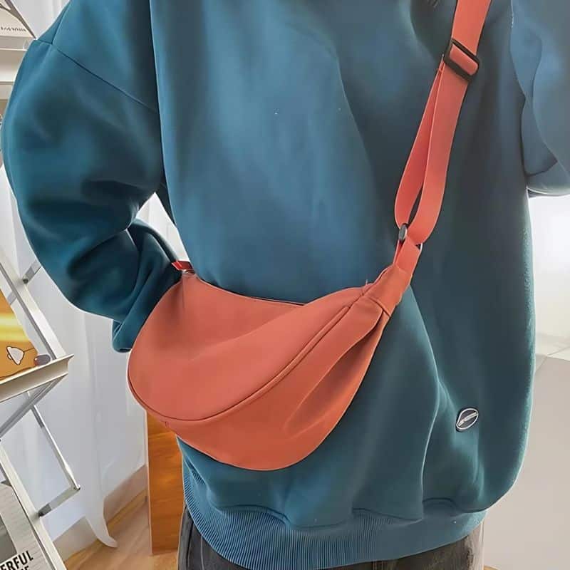 Riñonera naranja para mujer calidad
