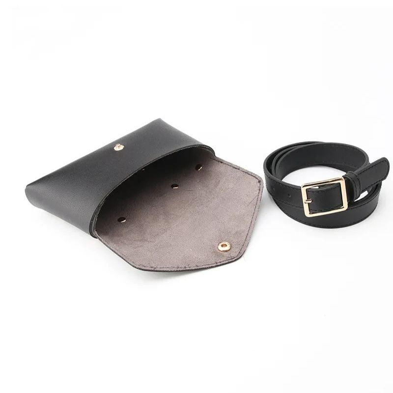 Mini riñonera chic para mujer con cinturón