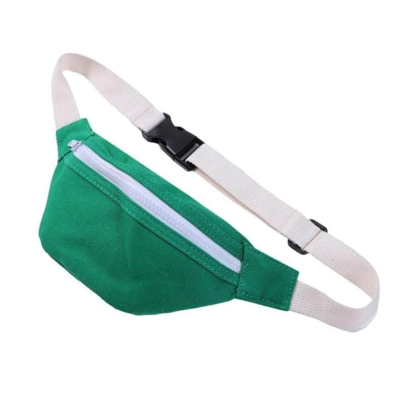 riñonera blanco y jade para hombre calidad