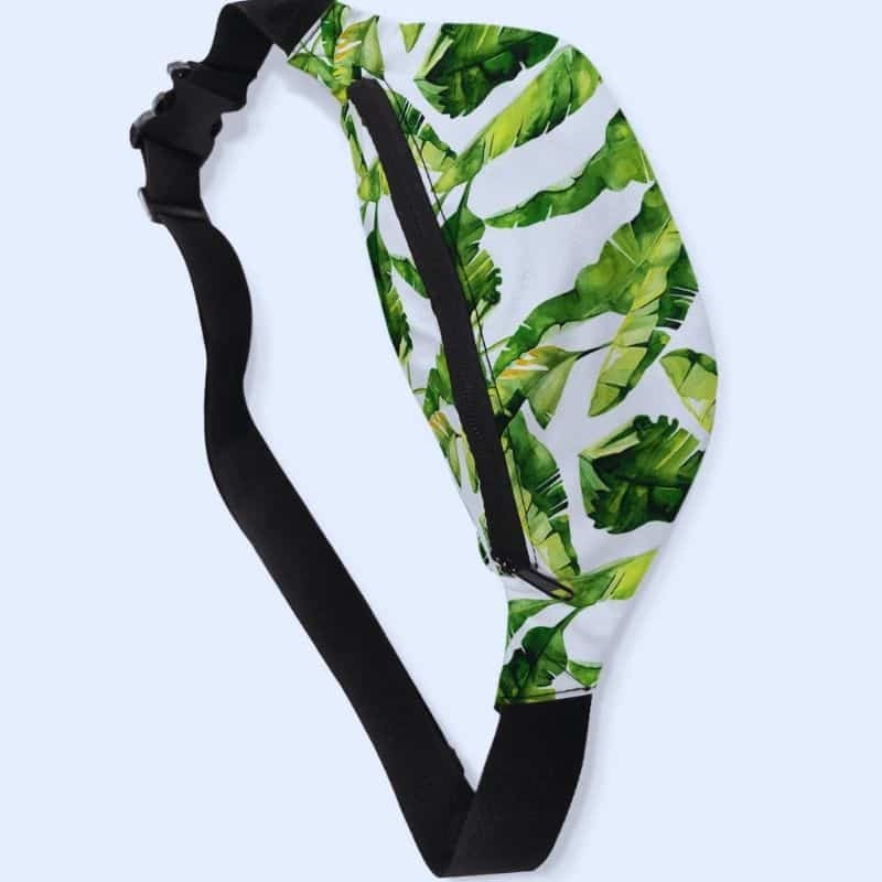 riñonera blanca y verde para hombre calidad