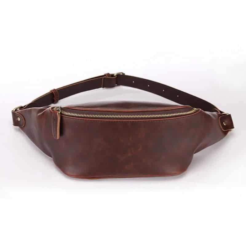 sac banane bordeaux homme durable