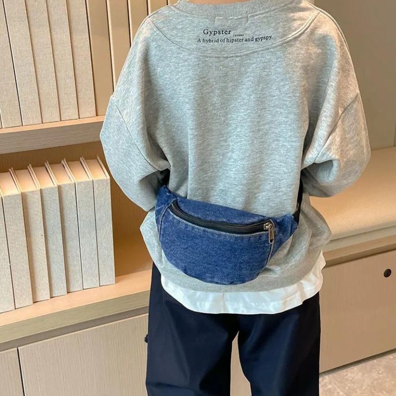 Riñonera para niños azul calidad
