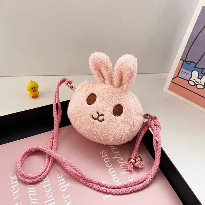 riñonera suave rosa para niña diseño