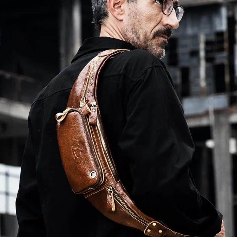 riñonera multibolsillo para hombre calidad