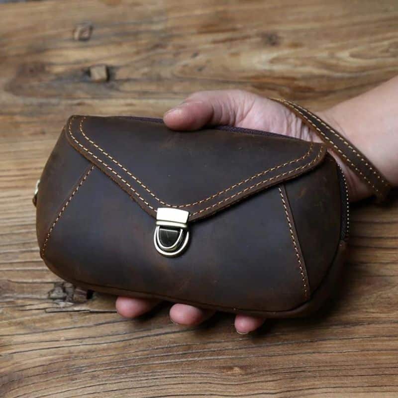 riñonera retro para hombre calidad