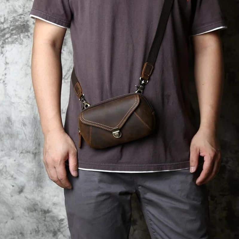 riñonera retro para hombre