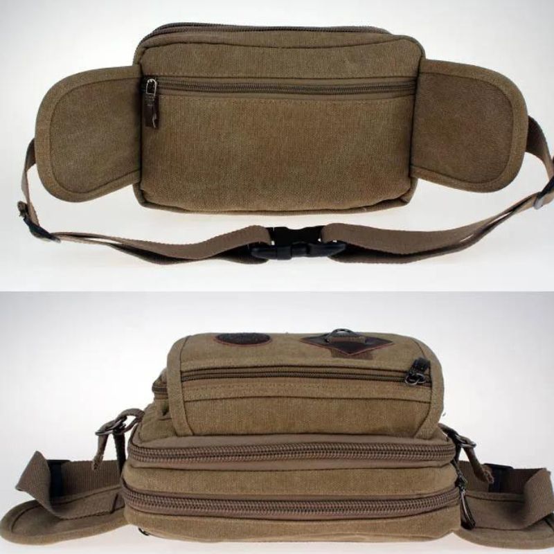 Bonita riñonera vintage para hombre