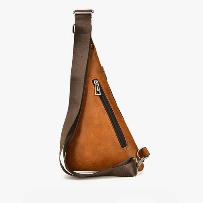 riñonera de piel sintética para hombre diseño