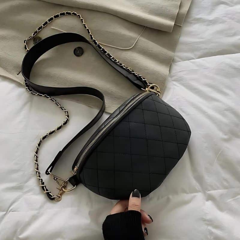 riñonera de piel XXL para mujer diseño