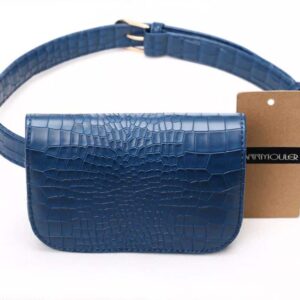 sac banane bleu crocodile face